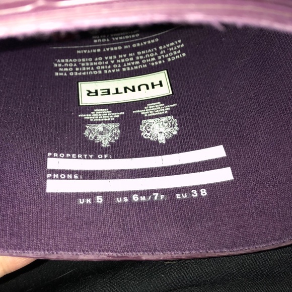 TALL MATTE HUNTER RAIN BOOTS - Picture 5 of 5